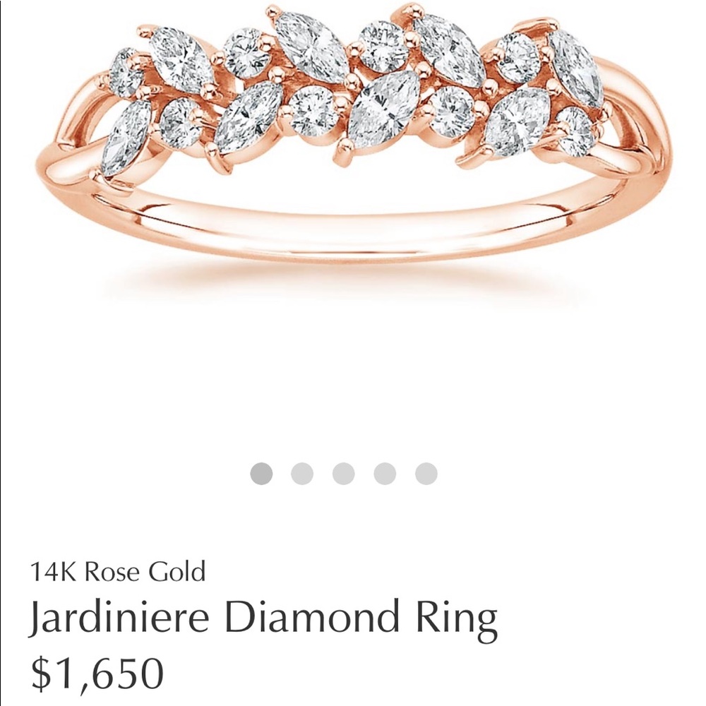 Brilliant earth engagement and wedding band